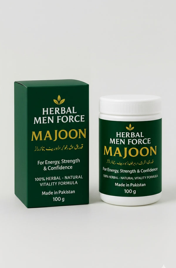 🌿 Herbal Men Force Majoon – مردانہ طاقت، توانائی اور اعتماد کا راز!